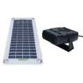 Solarpanel-Heizung, Tragbare 30-W-Raumheizung, Solarbetriebene Heizung mit Batteriebox-Set, Kompakt, Leicht, Temperaturkontrollsystem, Ideal für die Montage Im Auto, Haustierhaus - Thumbnail 4