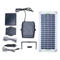 Solarpanel-Heizung, Tragbare 30-W-Raumheizung, Solarbetriebene Heizung mit Batteriebox-Set, Kompakt, Leicht, Temperaturkontrollsystem, Ideal für die Montage Im Auto, Haustierhaus - Thumbnail 5