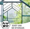 40 Gewächshaus Rohrverbinder 3 4 Wege Kunststoffverbinder Schwarz 11mm für Stabile Gartenrahmen Pflanzenstützen und Blumenständer Zubehör für Gewächshäuser - Thumbnail 8
