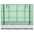 Hochbeet mit Gewächshaus Rattanoptik 160x40x138 cm PP-Eisen für Balkon Garten Terrasse Kräuter Gemüse platzsparend - Thumbnail 4