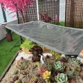 Aluminium-Schattentuch, UV-beständiges, reflektierendes Gewebe, 55 % Schatten für Fenster, Balkon, Outdoor, Gewächshäuser, Sukkulenten (4,0 x 15,0 m) - Thumbnail 8