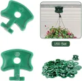 BESPORTBLE Kunststoff Gewächshausclip 250 Stück Festes Zubehör Sonnenschutznetz Befestigung Harter Netzclip für Garten und Gewächshaus - Thumbnail 3