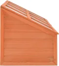 Holz-Gewächshaus mit PC-Platten | Schutz für Kräuter & Setzlinge | 180x57x62 cm | Hobby-Gartenbau Pflanzbeet 170648 - Thumbnail 4