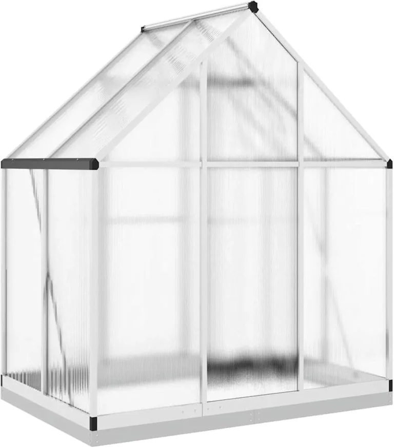 Aluminium-Gewächshaus 169x114x202 cm, transparent, für Hobby-Gartenbau Pflanzhaus 4005825 – Bild 5