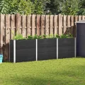 Garten Hochbeet 300x100x91 cm WPC Grau - Thumbnail 9