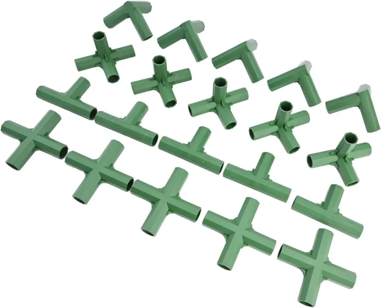 Gewächshaus-Rahmenverbinder, 16 mm, robuste Kunststoff-Verbindungsstücke für PVC-Rohre, Gartenstrukturen, Bausatz-Zubehör, kompatibel mit 16 mm Rohren, 20 Stück – Bild 3