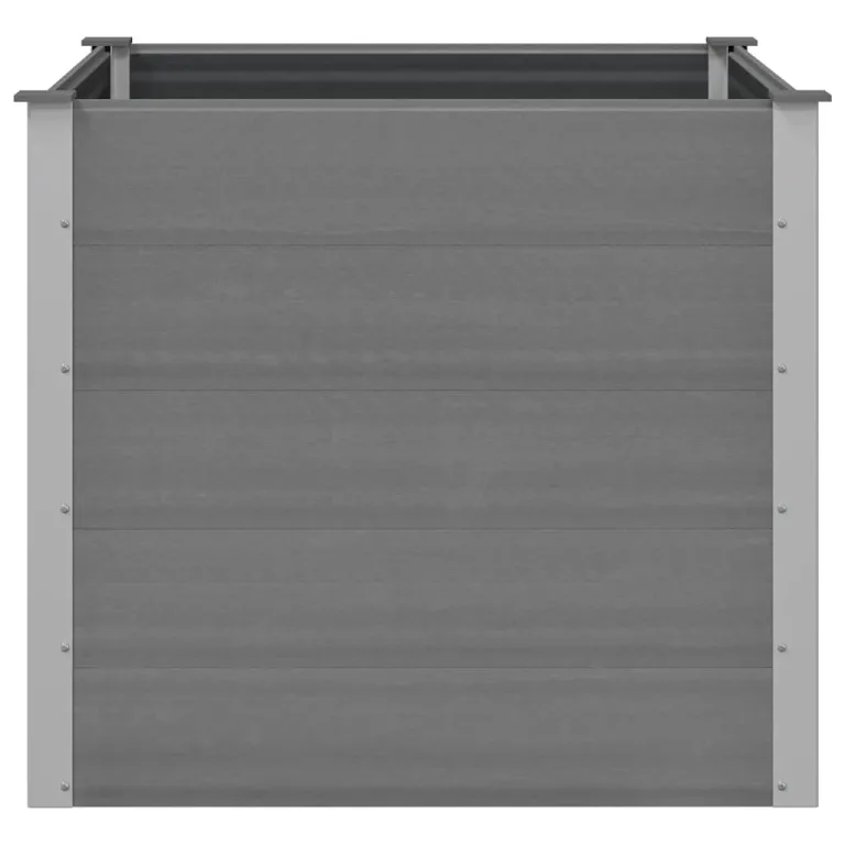 Garten Hochbeet WPC 100x100x91 cm Grau – Bild 4