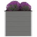 Garten Hochbeet WPC 100x100x91 cm Grau - Thumbnail 3