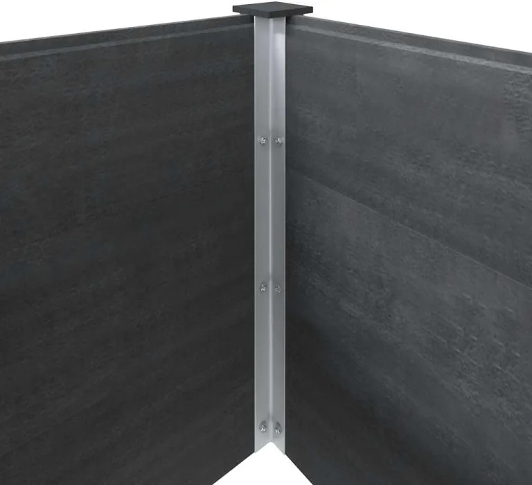 Garten Hochbeet 200x100x54 cm WPC Grau – Bild 7