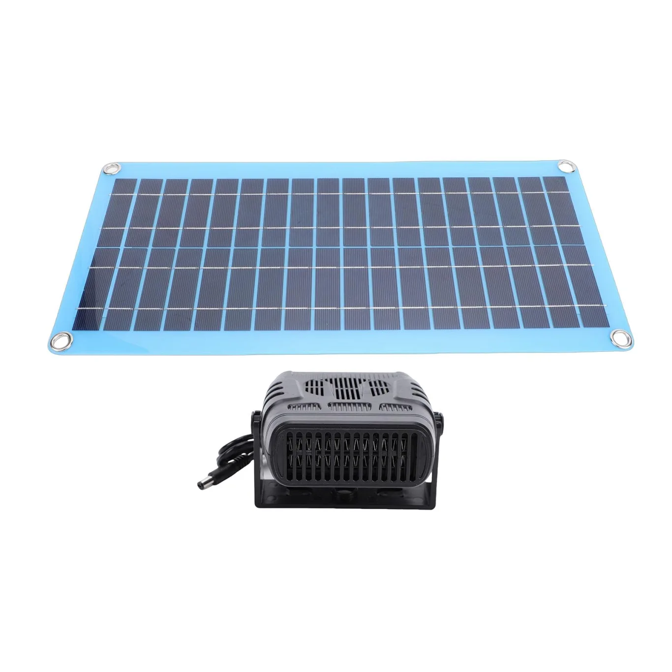 Solarheizung für Gewächshäuser, Tragbare Solarbetriebene Heizung mit Überhitzungsschutz, Auto-Solarpanel-Heizungen Zum Trocknen Im Winter, Heizung für Hühnerstall, Haustierhaus und Warme - Bild 1