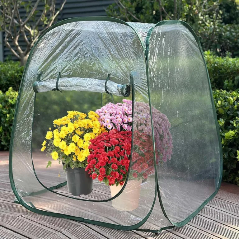 Kleingewächshaus,Pflanzen Winterschutz Zubehör - Gewächshaus zum Pflanzenschutz | Für Gärtner Züchter Anfänger Mit Garten Terrasse Balkon Garten Baumschule Deck – Bild 3