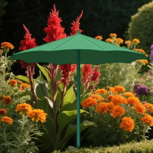 Pflanzen-Sonnenschirm UV-Schutz, 3 Stück – Bild 4