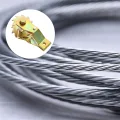 2 Stück Zaunspannwerkzeug aus Robustem Stahl mit Zubehör für Elektrozaun und Drahtzaunspanner Vielseitig Einsetzbar für Gewächshäuser und Außendekoration - Thumbnail 6