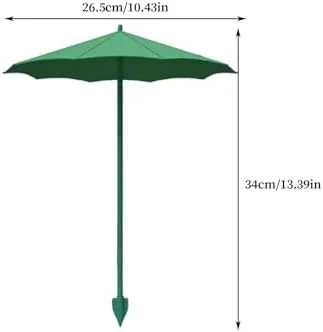 Pflanzenschirm Für Den Außenbereich - 3 Stück Sämlinge UV-Schutz Zubehör | Garten-Pflanzenschirm,Für Gärtner, Sämlinge, Junge Sträucher, Züchter, Gärtnerei, Terrasse, Blumenbeete, Gewächshaus, – Bild 6