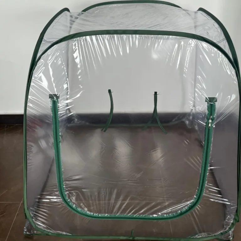 Outdoor Mini Gewächshaus - Faltbares transparentes Growzelt, witterungsbeständige Pflanzenabdeckung für Setzlinge, , Kräuter | Garten Blumentopf Balkon Terrasse Gemüse Schutz gegen Frost Frost – Bild 5