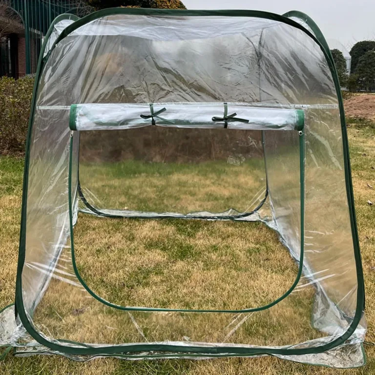 Gewächshäuser Für Den Außenbereich | Klappbares Tomatenhaus Mit Klarer PVC Abdeckung | Pflanzenzelt,Für Die Gartenarbeit Bei Kälte Und Zum Schutz Vor Frost Auf Dem Balkon Der Terrasse Sowie Im – Bild 7