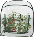 Gewächshäuser Im Außenbereich - Klappbares Tomatenhaus Mit Klarer PVC Abdeckung | Pflanzenzelt - Für Die Gartenarbeit Bei Kälte Und Zum Schutz Vor Frost Auf Dem Balkon Der Terrasse Sowie Im - Thumbnail 1