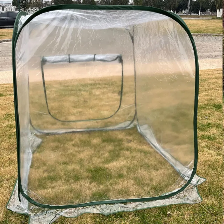 Garten Gewächshaus | Klappbares Tomatenhaus Mit Klarer PVC Abdeckung,Gewächshaus für den Außenbereich,Für Die Gartenarbeit Bei Kälte Und Zum Schutz Vor Frost Auf Dem Balkon Der Terrasse Sowie Im – Bild 4