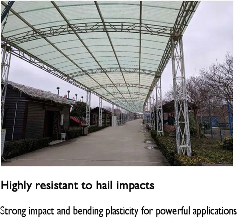 Polycarbonat-Platten für Wärmedämmung, Kunststoff-Dachziegel, Dachfenster für Garagen und Keller, landwirtschaftliche Plantagen (1,2 x 10 m) – Bild 3