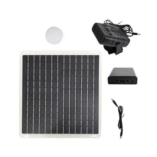 Denash Tragbare Solarpanel-Heizung, Effiziente Solarenergieumwandlung mit Wiederaufladbarem Akku, Zum Auftauen von Autos, Zum Heizen von Haustierhäusern, Lieferung ohne Batterien - Bild 1