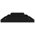 WGYHOME Pflanzkübel Schwarz 110x110x27 cm Massivholz Kiefer Hochbeet für Gemüse extra groß Gemüsebeet Pflanzkübel Frühbeet Gartenbeet Pflanzkübel Blumenkasten für Garten Balkon und Terrasse - Thumbnail 5
