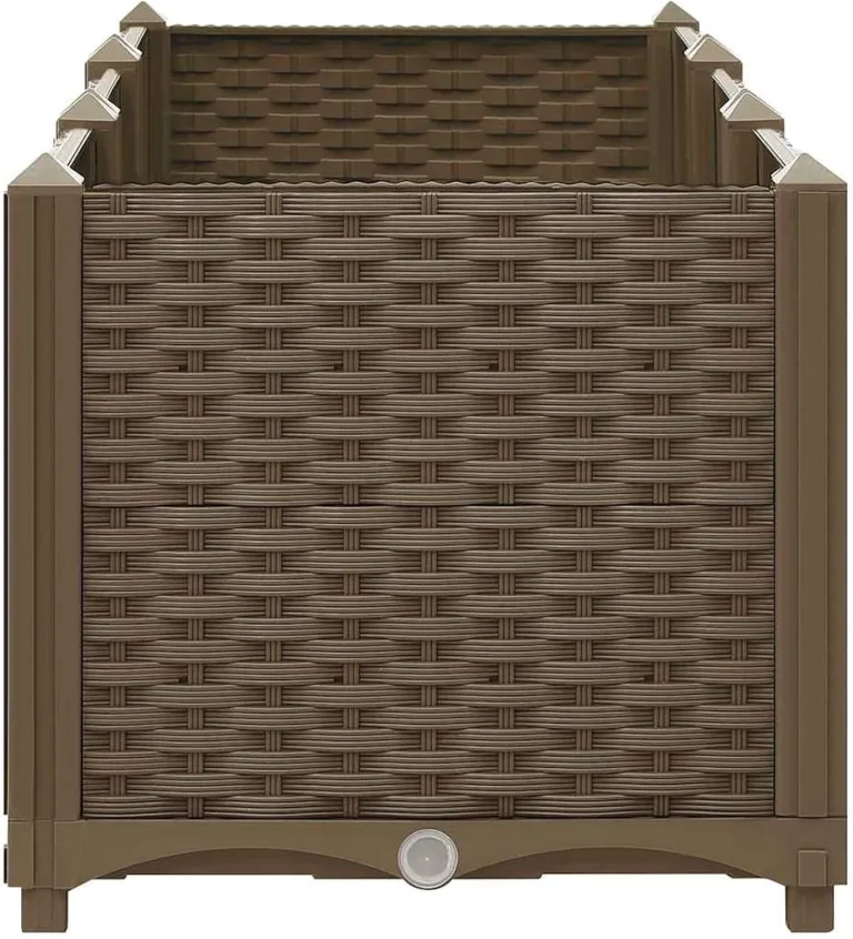 WGYHOME Hochbeet 120 x 40 x 38 cm Polypropylen Hochbeet für Gemüse extra groß Gemüsebeet Pflanzkübel Frühbeet Gartenbeet Pflanzkübel Blumenkasten für Garten Balkon und Terrasse – Bild 3
