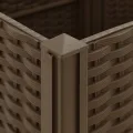 WGYHOME Hochbeet 120 x 40 x 38 cm Polypropylen Hochbeet für Gemüse extra groß Gemüsebeet Pflanzkübel Frühbeet Gartenbeet Pflanzkübel Blumenkasten für Garten Balkon und Terrasse - Thumbnail 5