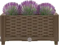 WGYHOME Hochbeet 120 x 40 x 38 cm Polypropylen Hochbeet für Gemüse extra groß Gemüsebeet Pflanzkübel Frühbeet Gartenbeet Pflanzkübel Blumenkasten für Garten Balkon und Terrasse - Thumbnail 8