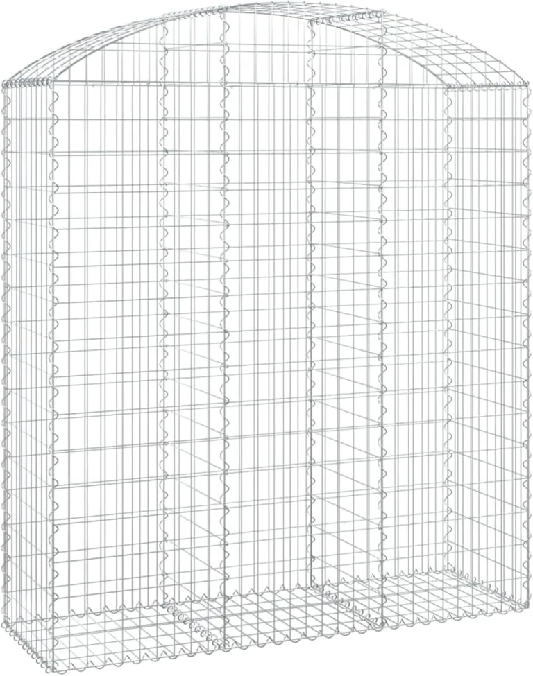 WGYHOME Gabione mit Hochbogen 150x50x80/100 cm Verzinktes Eisen Hochbeet für Gemüse extra groß Gemüsebeet Pflanzkübel Frühbeet Gartenbeet Pflanzkübel Blumenkasten für Garten Balkon und Terrasse – Bild 8