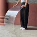 Transparente Polycarbonat-Dachplatten, UV-geschützt und schlagfest, Kunststoff-Acrylplatte für Gewächshaus, Carport, Schuppen, Pergola, Fenster, Bilderrahmen, Glasersatz (5 mm, 50 x 100 cm) - Thumbnail 1