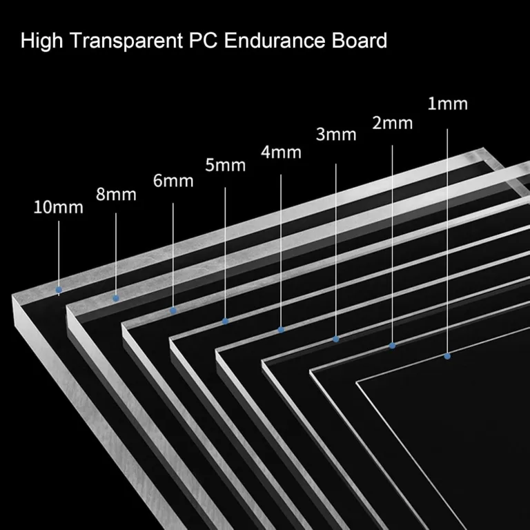 Transparente Polycarbonat-Dachplatten, UV-geschützt und schlagfest, Kunststoff-Acrylplatte für Gewächshaus, Carport, Schuppen, Pergola, Fenster, Bilderrahmen, Glasersatz (3 mm, 30 x 80 cm) – Bild 3