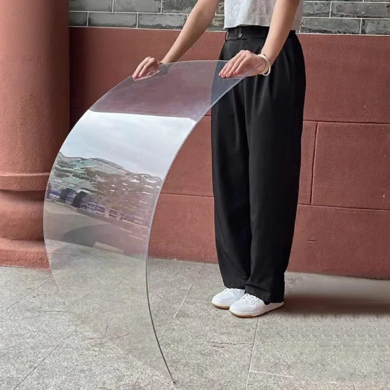 Transparente Polycarbonat-Dachplatten, UV-geschützt und schlagfest, Kunststoff-Acrylplatte für Gewächshaus, Carport, Schuppen, Pergola, Fenster, Bilderrahmen, Glasersatz (3 mm, 30 x 50 cm) – Bild 1