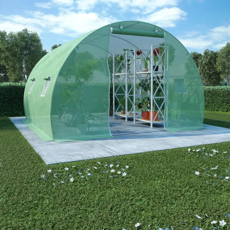 Gewächshaus 9m² 300x300x200 cm Gartengewächshäuser, Tomatenhaus Treibhaus für Garten, Aufzucht, Terrasse, Außende – Bild 1