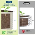 Pflanzbeet Hochbeet 120x60x60 cm—Ovales Stahlblech 0.6mm, 2-teilig, Schnell Aufbaubar, Outdoor, Für Gemüse Früchte, Mit Anti-Schnitt-Schutzleiste, Cremeweiß - Thumbnail 9