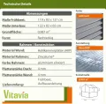 Vitavia Hochfrühbeet “Paris“ | Hochbeet & Frühbeet in Einem | Aluminium Eloxiert | 4 mm Hohlkammerplatten | Wetterfest, Verstellbare Dachfenster & Abnehmbarer Aufsatz | Optimale Wachstumsbedingungen - Thumbnail 6