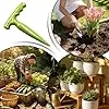 Dibber Gartenwerkzeug | Langstiel-Pflanzwerkzeug – Leichter Dibber-Gartenpflanze | Zum Umpflanzen von Gurken, Tomaten, Umtopfen, Blumenbeeten, Gewächshaus, Gärtnern und Frauen – Bild 2