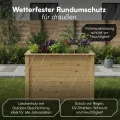 STEELSØN Theemin Hochbeet Natur – Pflanzenkübel 100x60x70 cm (LxBxH) – Kräuterbeet aus Lärchenholz – Gartenbeet mit UV-Schutzlackierung – Beet wetterfest – Pflanzenkasten für Garten – Kräuterbeet Holz - Thumbnail 6