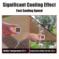 Sonnenschutzsegel mit Ösen, 80 % UV-beständig, für Garten, Gewächshaus, Terrasse, Scheunen, Zwinger, erhältlich in den Größen 1,5 x 3 m, 3 x 3 m, 6 x 6 m, 10 x 6 m, 10 x 12 m - Thumbnail 9