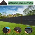 2,9 x 4,7 m schwarzes Sonnenschutznetz, 90 % UV-Block-Mesh-Plane für Pflanzen und Gewächshäuser, Terrassenabdeckung, Tomaten, Garten, Schattentuch, Kühlflächenschutz - Thumbnail 9
