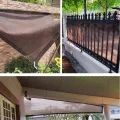 Sonnenschutztuch mit Ösen, 80 % UV-beständig, 1,5 x 3 m, 3 x 3 m, 6 x 6 m und 4,5 x 12,7 m, Optionen für Garten, Gewächshaus, Terrasse, Zwinger und Pergola - Thumbnail 3