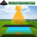 Sonnensegel, 90 % UV-Schutz, für Gewächshaus, Terrasse, Pflanzen, Tomaten, kühles Sonnenschutztuch für den Außenbereich, 90 x 6 m, Schwarz - Thumbnail 4