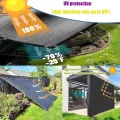 Robustes Sichtschutznetz mit verstärkten Ösen, für Gewächshaus, Scheunen, Zwinger, Terrasse und Pflanzenschutz, ideal für Tomaten und den Außenbereich, 3,6 x 3,5 m - Thumbnail 6