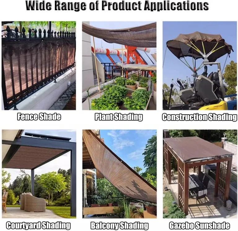 UV-beständiges Sonnenschutzsegel mit Ösen, 80 % Schattenspender für Garten, Gewächshaus, Terrasse, Zwinger, Pergola, erhältlich in den Größen 1,5 x 3 m, 3 x 3 m, 4,5 x 6 m, 6,8 x 6,8 m – Bild 7