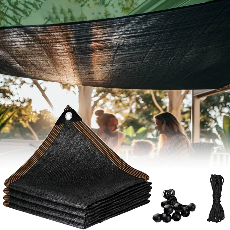 Gewächshaus-Schattentuch für den Außenbereich, UV-blockierende Pflanzenabdeckung, Netzgewebe für Garten, Gewächshaus und Terrasse, 4,6 x 4,8 m – Bild 1
