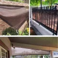 Premium UV-beständiges Schattentuch, 80 % Sonnenschutz, mit Ösen, 1,5 x 3 m, 3 x 3 m, 6 x 6 m, ideal für Gewächshäuser, Terrassen, Scheunen, Zwinger und Pergolen, Gartenschutz (3 x 15 m) - Thumbnail 5