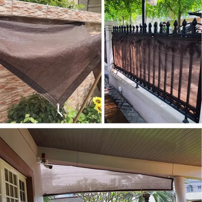 UV-beständiges Schattentuch, 80 % Sonnenschutz, mit Ösen, 1,5 x 3 m, 3 x 3 m, 6 x 6 m, 90 x 15 m, für Garten, Gewächshaus, Scheune, Terrasse, Zwinger, Pergola, Tomatenschutz – Bild 3