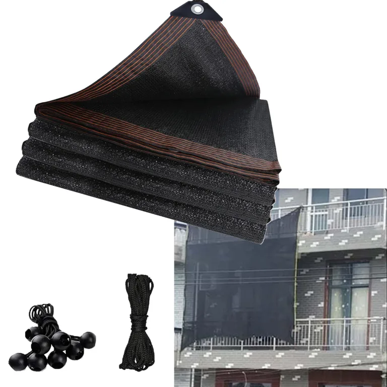 4,6 x 90 m schwarzes Sonnenschutztuch – 90 % UV-Block-Mesh-Plane für Gewächshaus, Terrasse und Pflanzenschutz – ideal für Tomaten und Kühllösungen im Freien – Bild 1