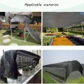 90 % Schattenstoff, reißfestes Sonnenschutznetz mit verstärkten Ösen, ideal für Gewächshäuser, Hühnerställe, Terrassen und Pergolen, 4,5 x 9,2 m Solarabdeckung - Thumbnail 7