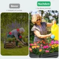 Hochbeet aus Metall, Verzinkter Stahl Rostfrei, 116x60x80 cm Hochbeet für Garten, Terrasse & Balkon, Pflanzkasten für Gemüse, Kräuter und Blumen, Langlebiges Pflanzbeet - Thumbnail 2