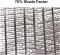 75 % Aluminium-Schattenstoff – Sonnenschutznetz mit Ösen für Garten, Gewächshaus, Terrasse, Zwinger, reißfeste Netzplane (6 x 13 m) – perfekt als Pflanzen- und Blumenschutz - Thumbnail 4